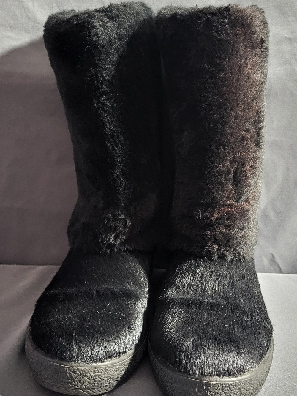 Christina Black Textured Rubber Sole (Made in Italy)